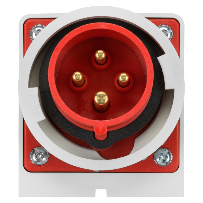 Настінна вилка IDE MUNDIAL 3P+E 16A 380–415V IP67