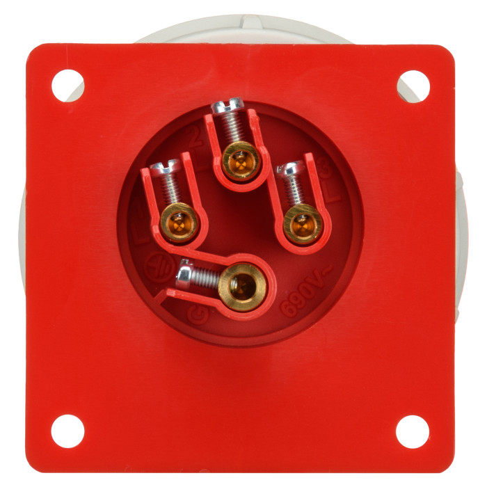 Настінна вилка IDE MUNDIAL 3P+E 16A 380–415V IP67