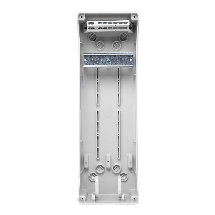 PCSN6PT/RR Настінний корпус для сил. розеток з отворами STAR 1х6 MOD 436x142x137мм, IP65, шини N+PE