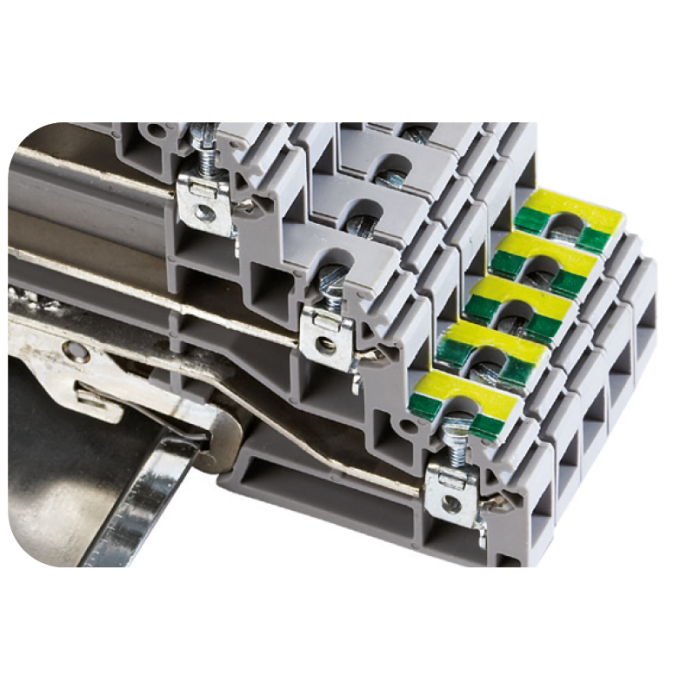 Клема Klemsan PUK Трирівнева 2.5 мм - 0.0.0.3.24209