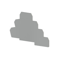 Торцева кришка Klemsan PUK сіра