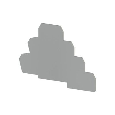 Торцева кришка Klemsan PUK сіра