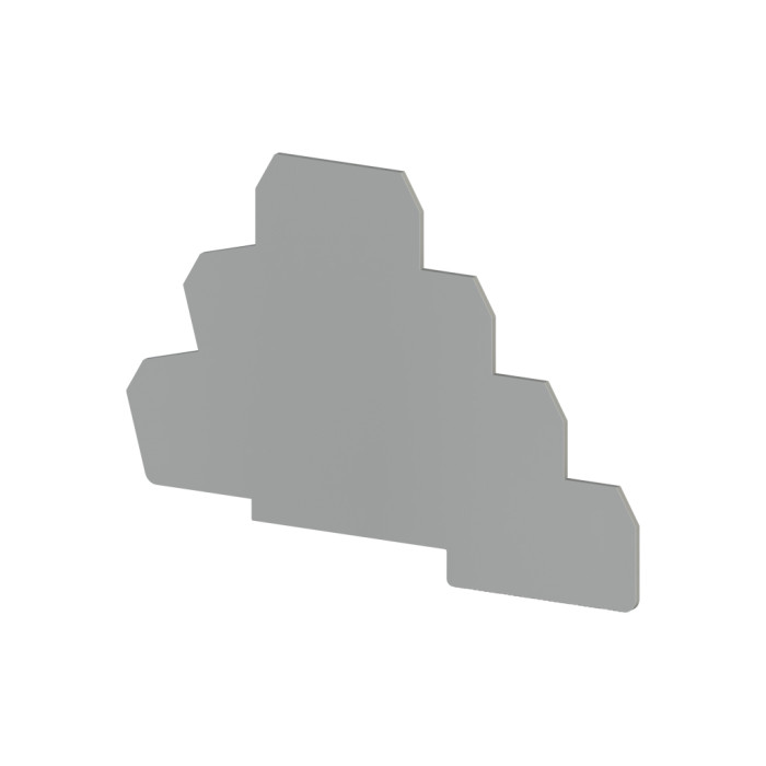 Торцева кришка Klemsan PUK сіра - 0.0.0.4.50159