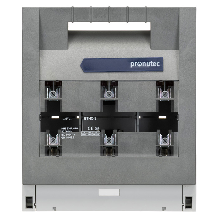 432.15.20.34 Вимикач під запобіжник горизонтальні BTHC NH-3 630A M12