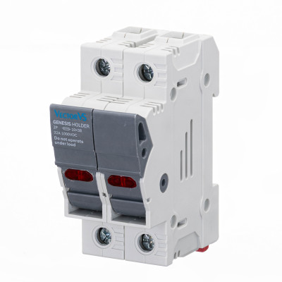 Тримач запобіжників з індикацією Vector VS GENESIS 2P 10x38 32A 1000V DC