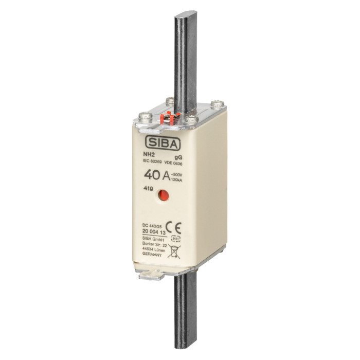 Ножовий запобіжник PRONUTEC gG NH2 40A - S20 004 13.40