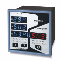 Аналізатор мережі щитовий 96×96mm FRER, 4 LED дісплея, 1-5A, живл.115-230V