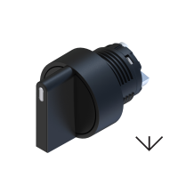 ECX 4320 Поворотна кнопка 3-позиційна пластик