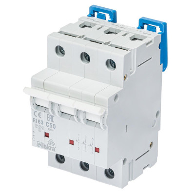 Модульний автоматичний вимикач ISKRA RI63 3P C50A 10кА