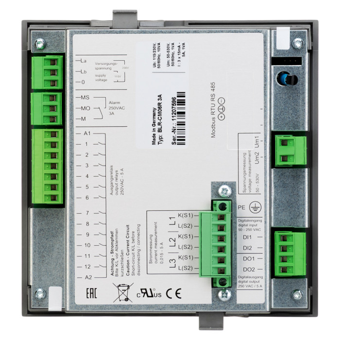 Контролер реактивної потужності трифазний Vector VS BLR-CM 06T – 3A