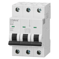 Модульний автоматичний вимикач ISKRA RI73 3P D40A 10кА