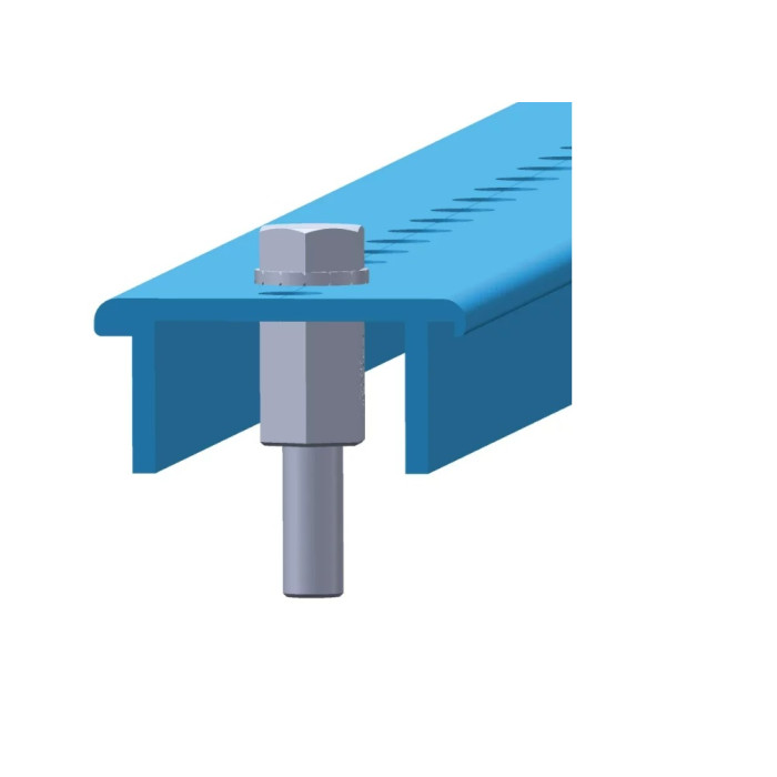 560930 Перфорований алюмінієвий профіль ABS AP25