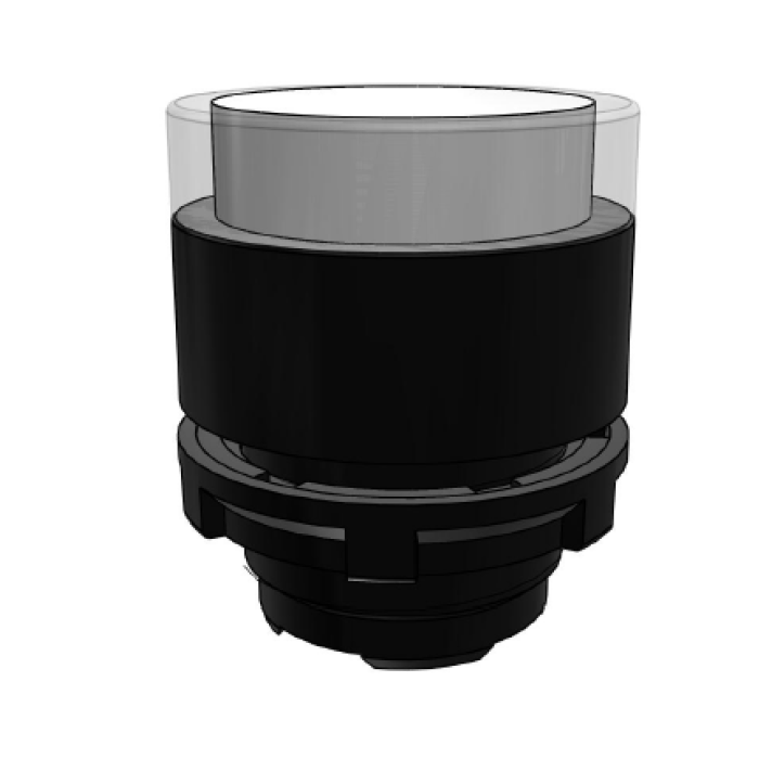 ECX 4205 Кнопка з підсвічуванням – ø 22 мм – ПРОЗОРА – IP65