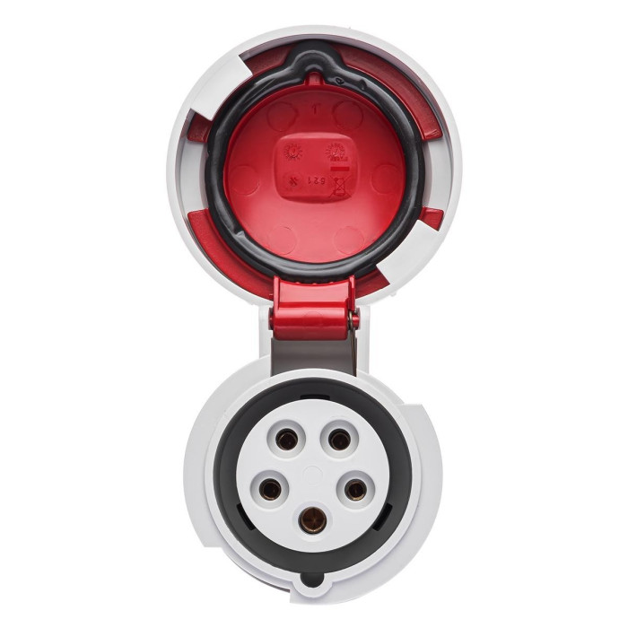 Розетка кабельна IDE MUNDIAL 3P+N+E 16 А 200/346–240/415 В IP66-67 - 03703