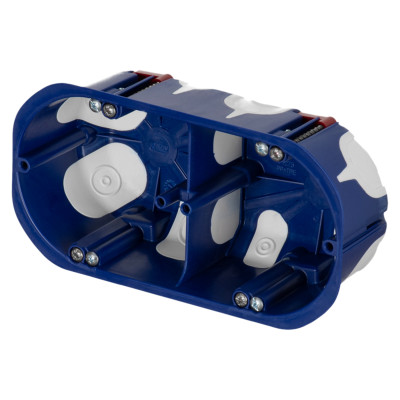 D70/2K установча коробка (підрозетник) Domos 2-70 мм з гвинтами