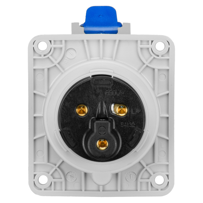Розетка настінна IDE MUNDIAL 2P+E 32A 200–250V IP44
