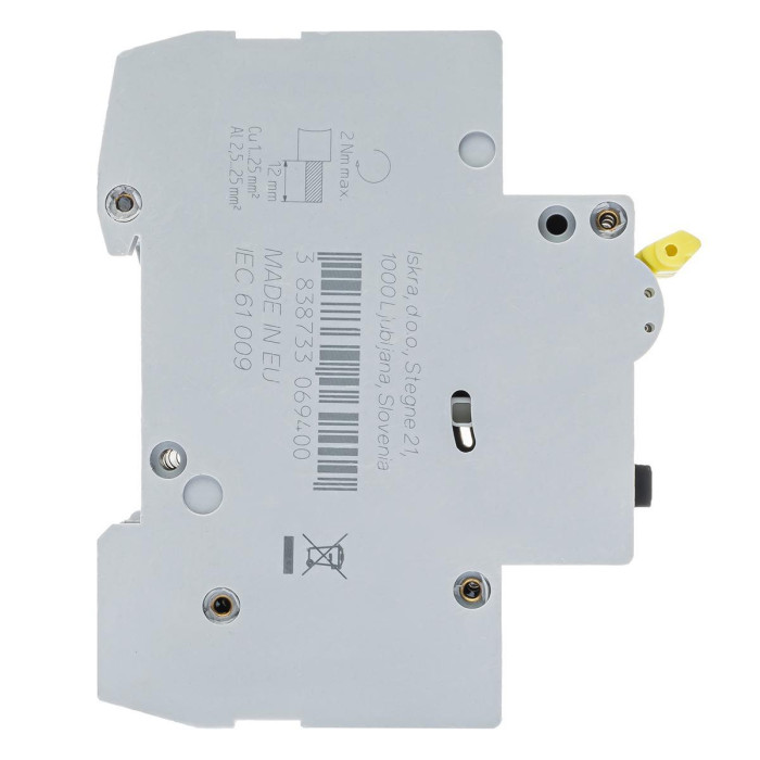 Диференційний автоматичний вимикач ISKRA RFI4 3P+N C25A/0.03 10кА - 786100980000