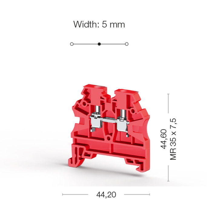 Клема Klemsan AVK Прохідна 2.5 мм - 0.0.0.3.04204RP