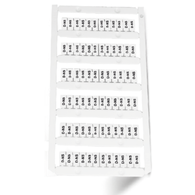 0.0.0.8.13800 Маркувальна пластина D-NS 14x10 (1 компл = 24 шт | пак = 10 компл)