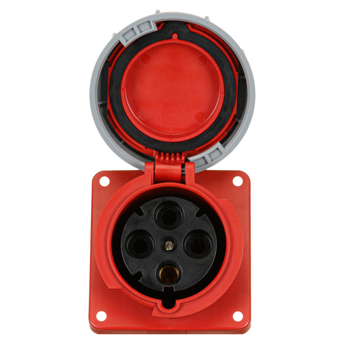 Розетка вбудована похила IDE MUNDIAL 3P+E 125A 380–415V IP66-67