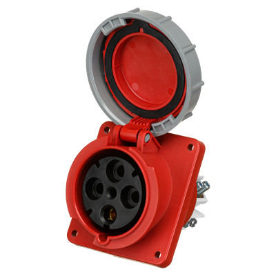 Розетка вбудована похила IDE MUNDIAL 3P+E 125A 380–415V IP66-67