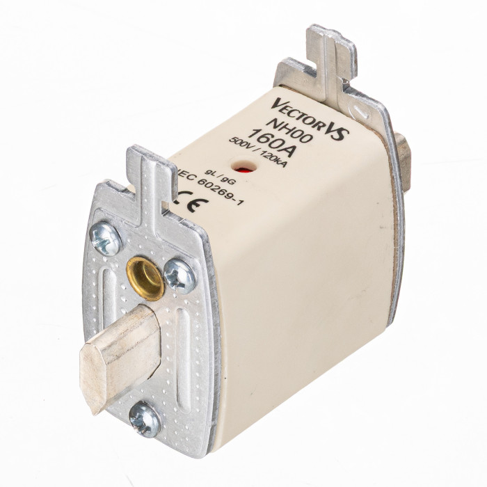 Запобіжник Ножовий Vector VS GENESIS NH00 160А 500V AC gG