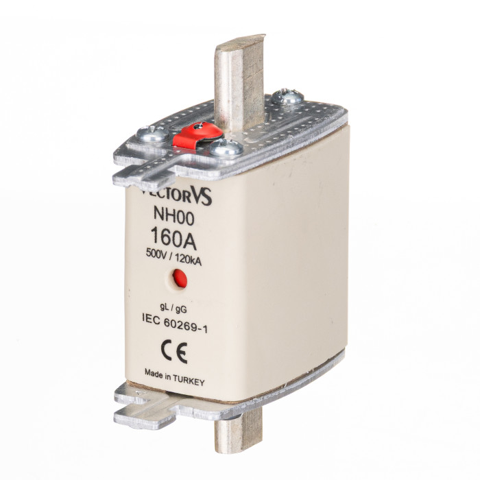 Запобіжник Ножовий Vector VS GENESIS NH00 160А 500V AC gG