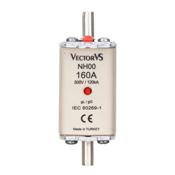 Запобіжник Ножовий Vector VS GENESIS NH00 160А 500V AC gG