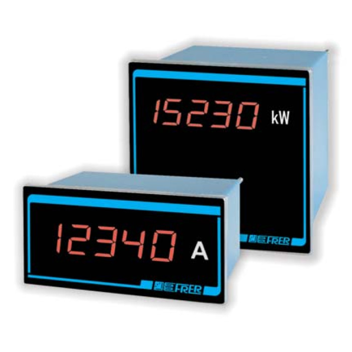 Амперметр цифровий FRER D98 96×48 80-260 AC/DC 4-20mA