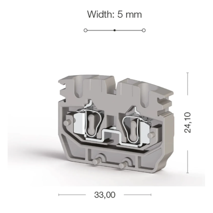 Клема Klemsan MYK Прохідна 2.5 мм - 0.0.0.3.06479