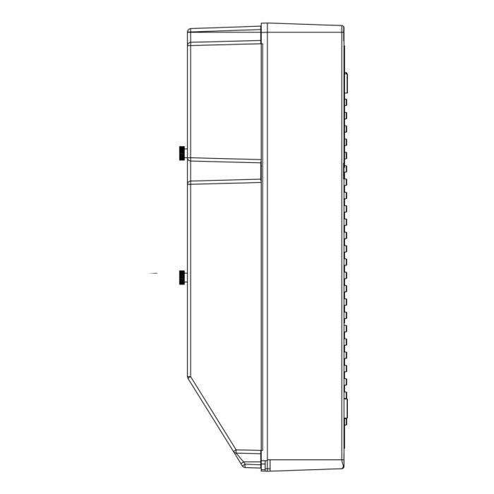 1724GM/RR Настінний корпус для сил. розеток PRYMA 2х13(36) MOD, 504x297x177мм IP67 з шинами N+PE