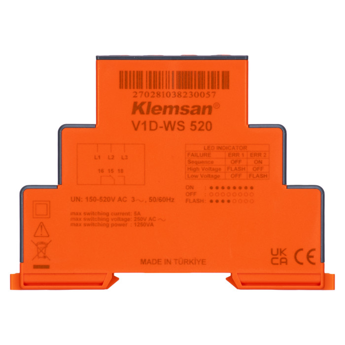 Реле напруги Klemsan V1D-WS 520