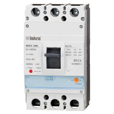 Автоматичний вимикач ISKRA MOD3 3P 400A 65 кА