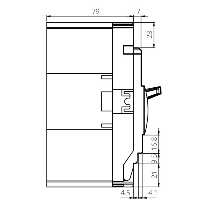 786103495000 MOD1 3NL 63A OLD Автоматичний вимикач з регульованим розчеплювачем 63А, 36кА