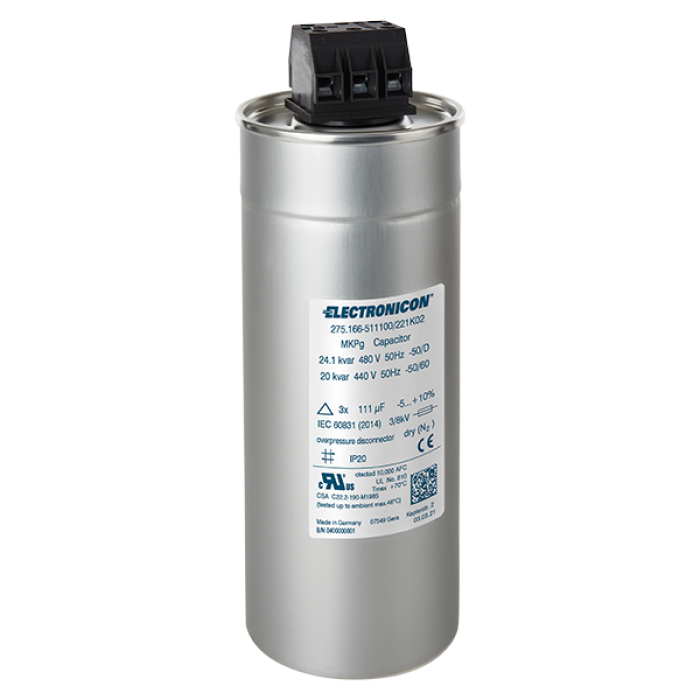 Конденсатор ELECTRONICON MKP 50 кВАр 440 В - 275.39B-527400