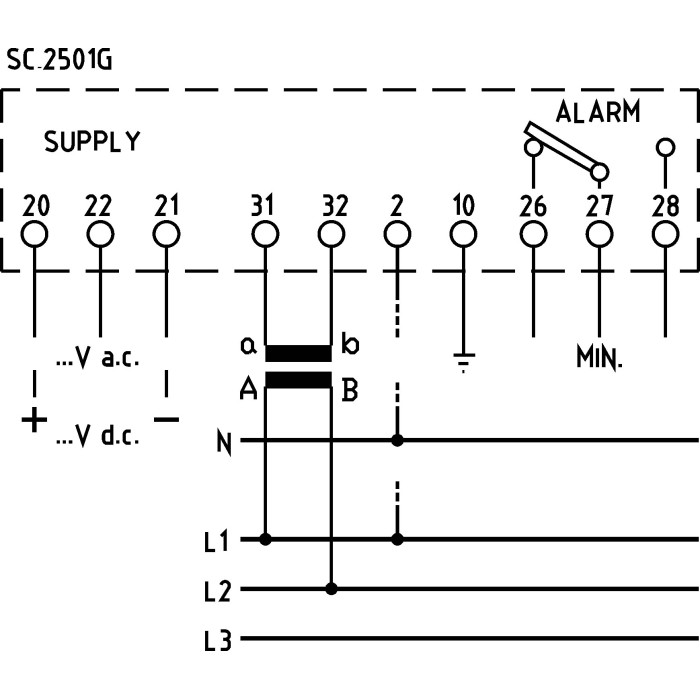 Мегомметр FRER X96MIC 90˚ 5МΩ 100÷400 В - X96MIC5M0XCQL
