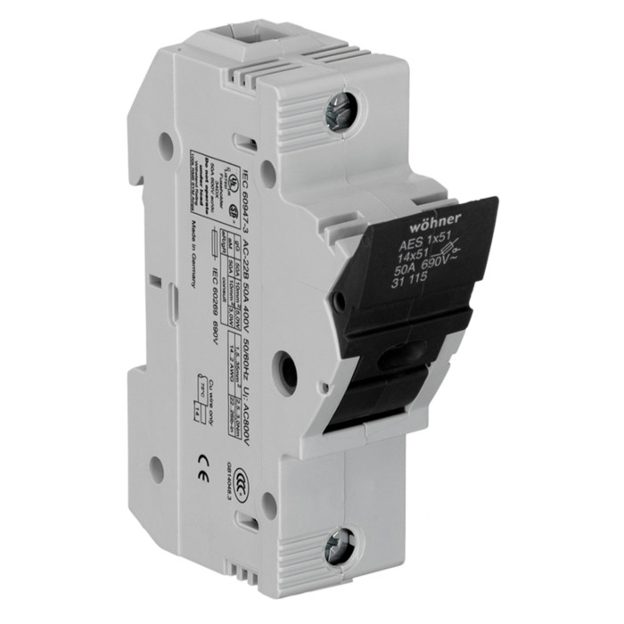 31115 Утримувач запобіжників Ambus 14х51 1р