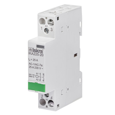 Модульний контактор ISKRA IKA 25A 230В AC 2NO