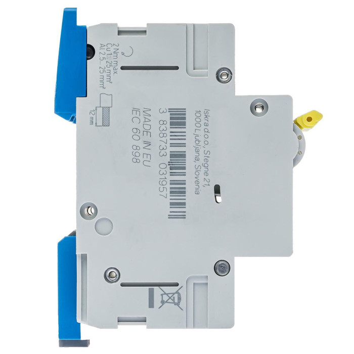 Модульний автоматичний вимикач ISKRA RI63 3P C25A 10кА - 786100106000