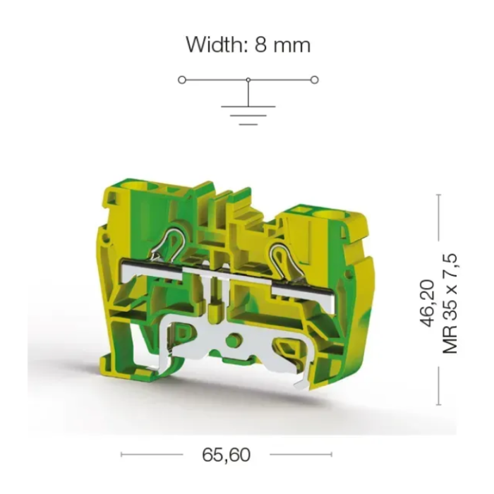 Клема Klemsan PYK Заземлення 6 мм - 0.0.0.3.36520