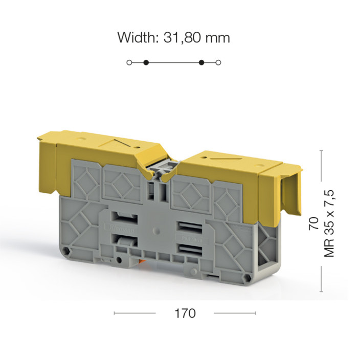 Клема Klemsan PAK Прохідна 70 мм - 0.0.0.3.13059