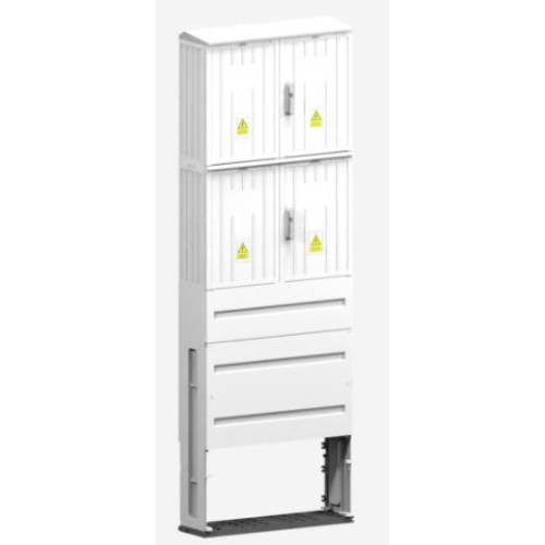 Корпус пластиковий армований з дном OTU 53/60 + замок WRS-T9