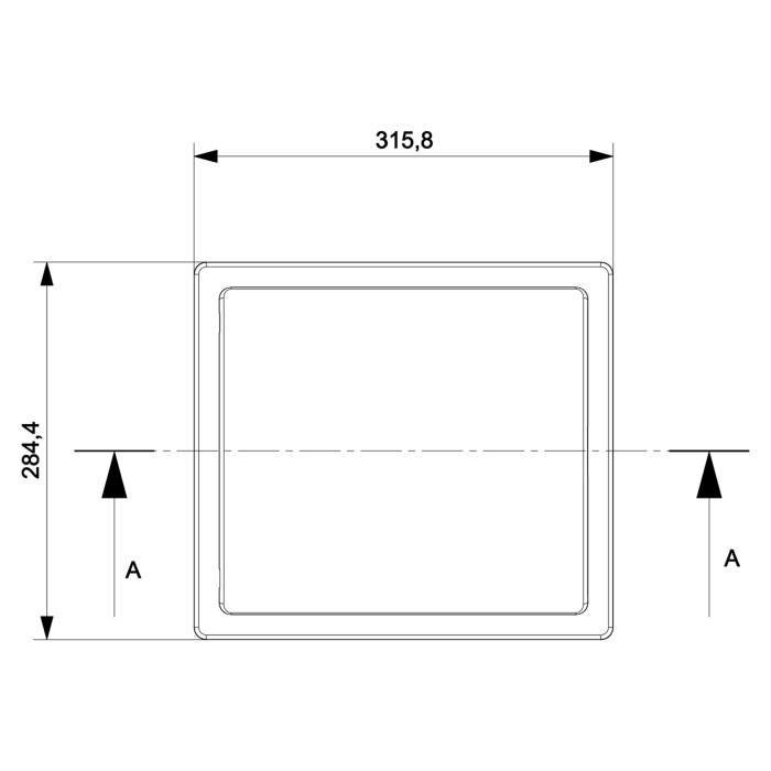 GPE12PT/PH/RR Корпус розподільчий GOLD, 1x12 модулів, прозорі двері, IP40
