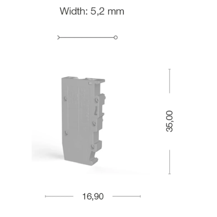 Клема Klemsan SC-PT Прохідна 2.5 мм - 0.0.0.3.10929