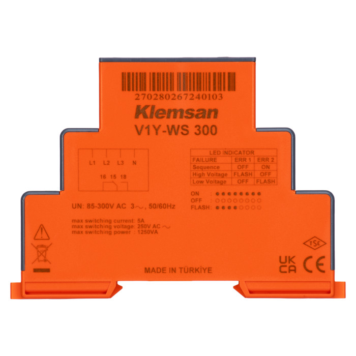 Реле напруги Klemsan V1Y-WS 300