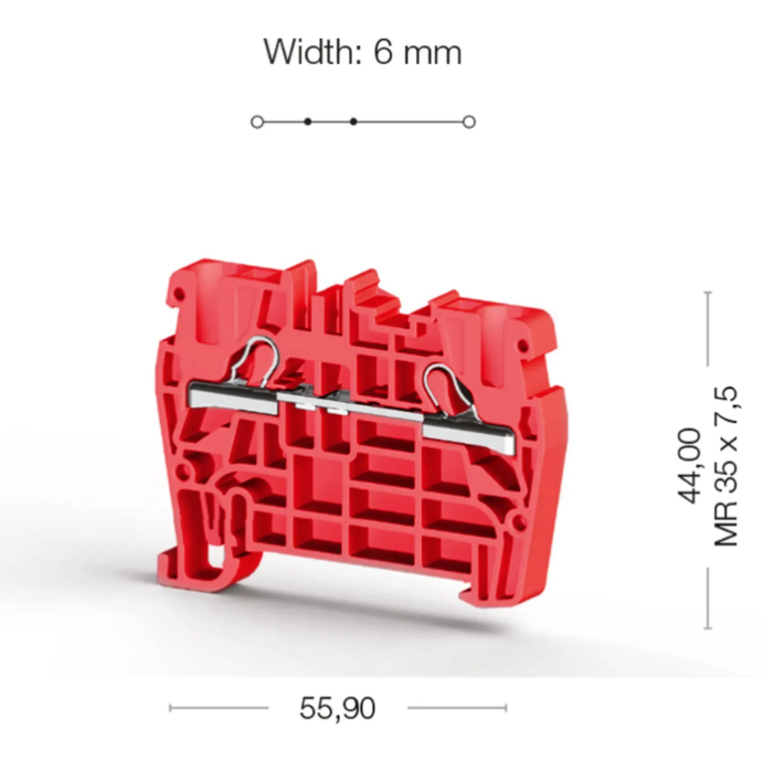 Клема Klemsan PYK Прохідна 4 мм - 0.0.0.3.07114RP