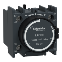 LADR0 ДОДАТ.КОНТ.БЛОК З ВИТРИМКОЮ ЧАСУ