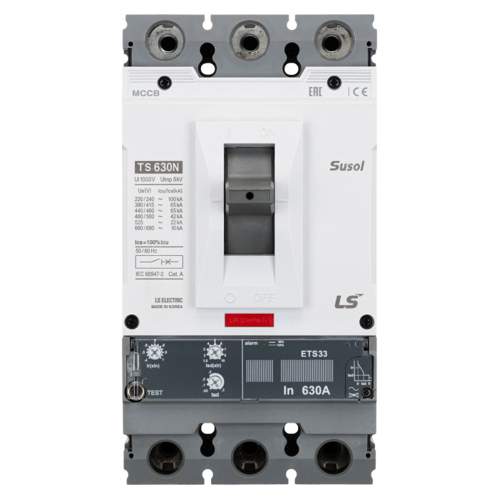 Автоматичний вимикач LS ELECTRIC TS630N 3P 630A 65 кА - 108006300