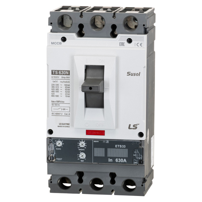 Автоматичний вимикач LS ELECTRIC TS630N 3P 630A 65 кА - 108006300