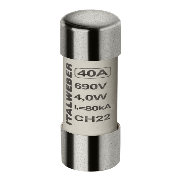 Запобіжник циліндричний Italweber CH22 40A gG 22x58 690В - 1441040